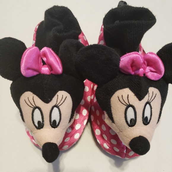 Disney Other - Minnie Mouse girls slippers
